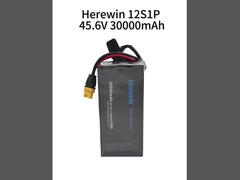 Herewin 12S 45.6V 30000mAh LiHv UAV Drone Baterai 25C Soft Pack