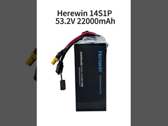 Di sini 22000mAh 14S 53.2V 25C LiHv baterai soft pack untuk UAV
