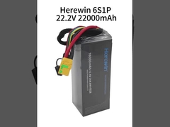 Herewin 6S1P 22.2V 22000mAh Soft Pack Drone Baterai