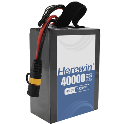 Beli Herewin Semi-Solid State Battery 12S 45.6V 40000mAh untuk UAV Berkinerja Tinggi pembuatan online