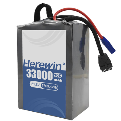 Beli Herewin Semi Solid State Battery 14S 51.8V 33000mAh untuk UAV Drone pembuatan online
