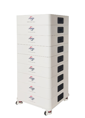 Tegangan Daya Tinggi 409.6V 20.48KWH Sistem Baterai Penyimpanan Energi 33kgx8BMU