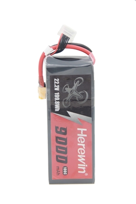 Herewin 6S Lipo Soft Case Fpv Baterai 9000mAh 100C Paket Untuk RC