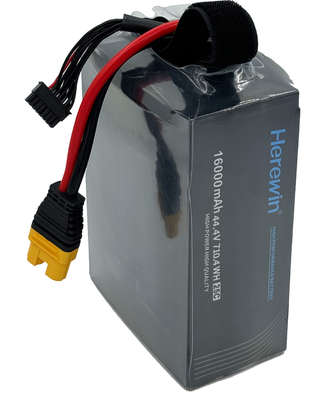 Surveillance Drone 12S 22Ah 44.4V Lipo Bag Baterai 25C Baterai Drone