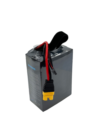 25C Pouch Cell Lipo Drone Baterai di sini 45.6V 12s1p Baterai 16000mAh