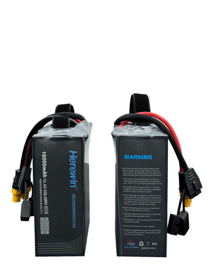 Baterai UAV Drone Herewin 14S1P 51.8V 16000mAh 25C Soft Pack LiPo Baterai UAV
