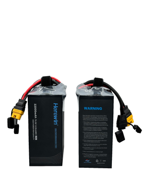 14S1P 51.8V 22000 MAh Lipo Drone Baterai 25C Herewin Baterai Penerbangan Cerdas