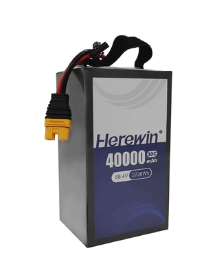Tingkat Pelepasan Tinggi 30C Herewin Semi Solid State Baterai 18S 68.4V 40000mAh