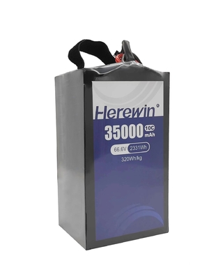 Herewin Baterai Semi Solid 18S 66.6V 35000mAh Baterai Soft Pack Kualitas Terpercaya