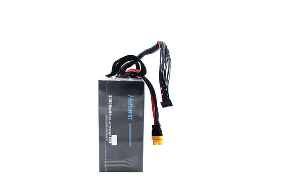 Uav Lipo Baterai 18S 30Ah LiHv Soft Pack Baterai 68.4V Drone Baterai 25C