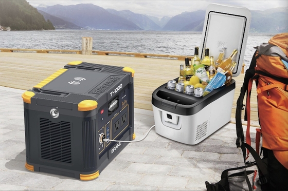 Paket Baterai Portable 519Wh Dengan Outlet AC Untuk Camping 500W AC Output Power