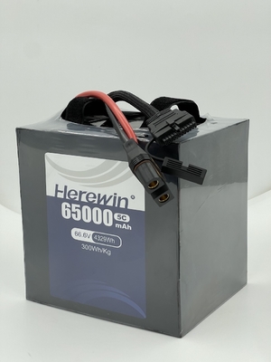 Herewin Semi-Solid State Battery 18S 66.6V 65000mAh Sumber daya tahan lama dengan tegangan nominal 66.6V