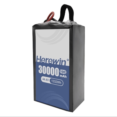Kapasitas tinggi di sini Baterai Semi-Solid State 12S 44.4V 30000mAh untuk pengisian cepat dan umur siklus panjang