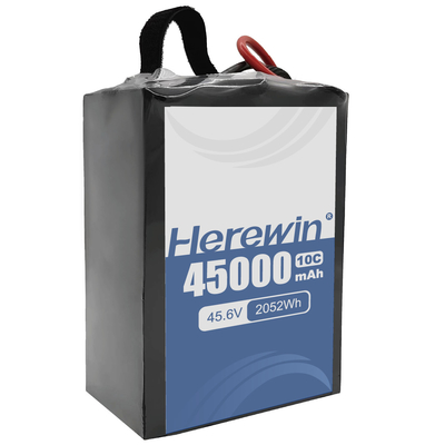 Herewin Semi Solid State Battery 12S1P 45.6V 45000mAh Untuk Drone Industri Besar Dengan Tingkat Pelepasan Tinggi