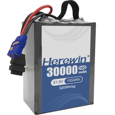 Herewin Semi-Solid State Battery 14S 51.8V 30000mAh untuk pengisian cepat dan umur siklus panjang ≥800