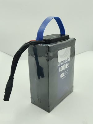 Umur yang lebih lama Herewin 14S1P 53.2V 40Ah baterai soft pack pintar Drone Sprayer Baterai Lipo